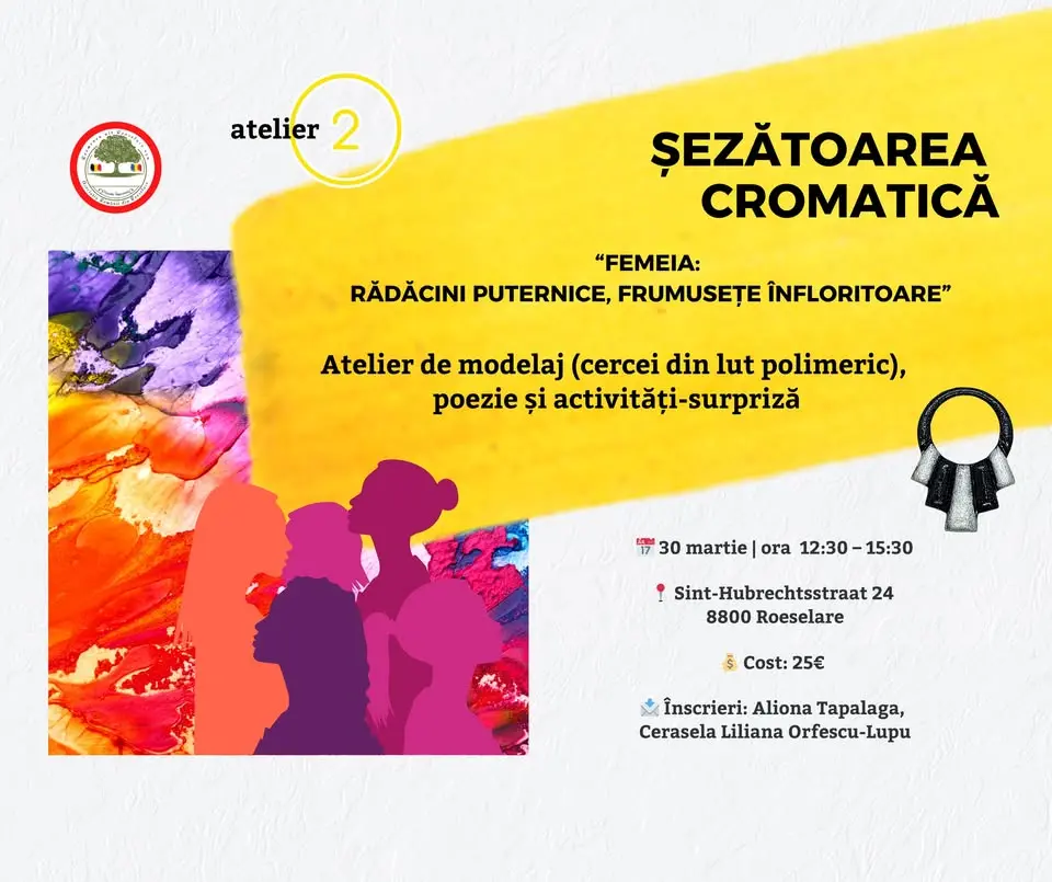Șezătoarea Cromatică Continuă: Creează Cercei Unici din Lut Polimeric cu Liliana!