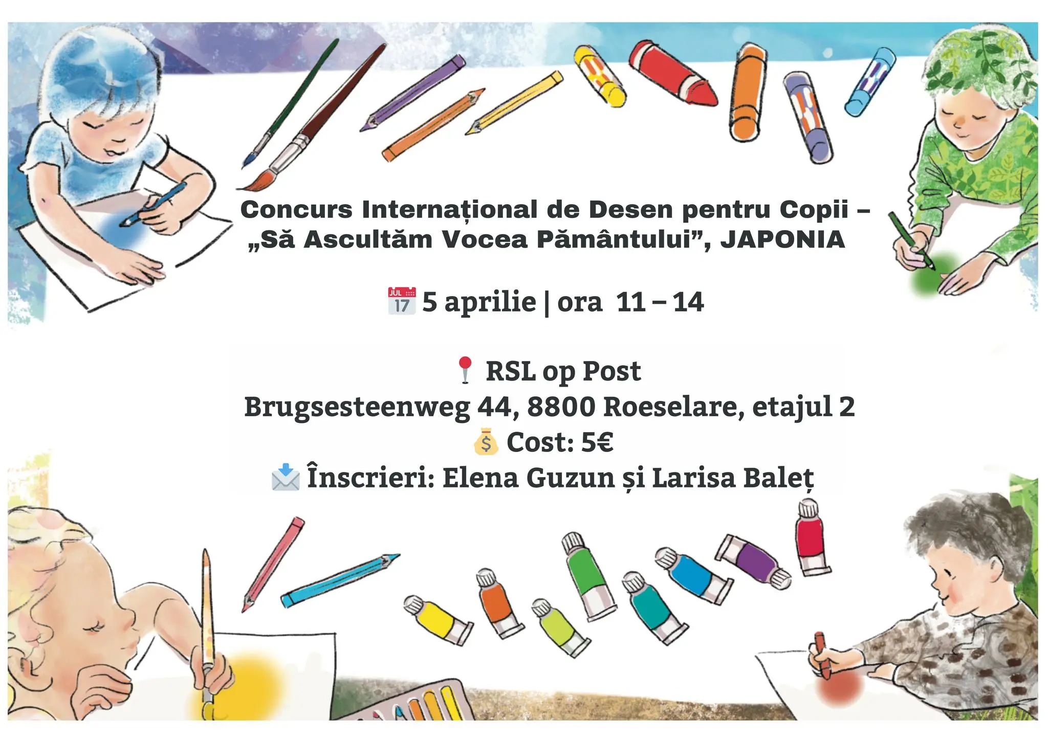 Concurs Internațional de Desen pentru Copii – „Să Ascultăm Vocea Pământului”, JAPONIA 